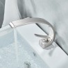 Rubinetto lavabo moderno tipo nordico con linee curve monocomando